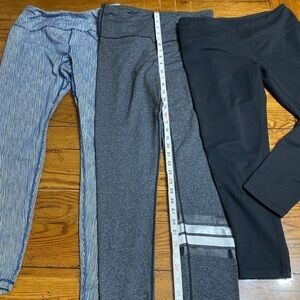 𝅺zella, Soybu, MonaB Leggings Size L Bl,Bl/Wh Gr